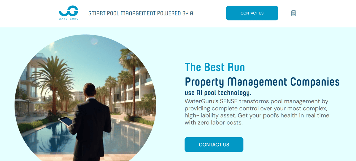The best run property management companies use AI pool technology.